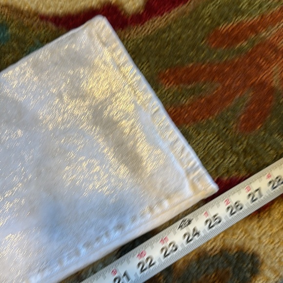 Frame Le Crop Metallic Stretch Mini Boot-Cut Crop Jeans - Picture 10 of 15